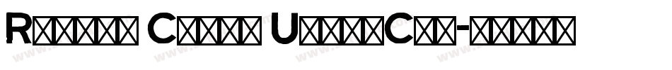 Ripple Crumb UltraCon字体转换